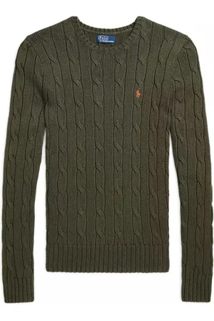 Ralph Lauren Dame, Strikkevarer, Grønn, XL
