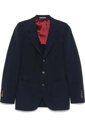 Brunello Cucinelli Herre, Jakker, Blå, 4XL