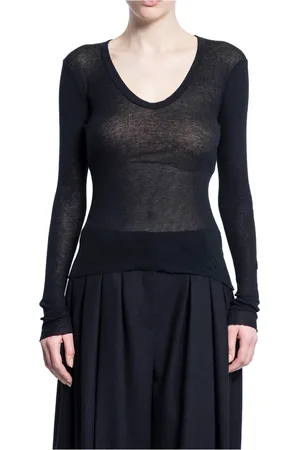 James Perse Dame, Strikkevarer, Svart, XL