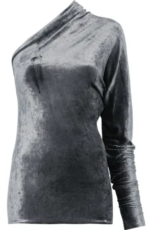 Rick Owens Dame, Bluser & Skjorter, Blå, L