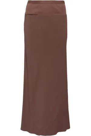 Rick Owens Dame, Skjørt, Brun, S