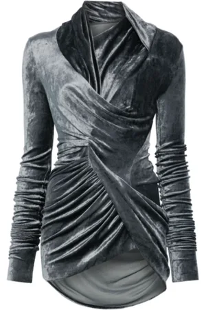 Rick Owens Dame, Topper, Grå, S