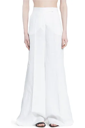 Max Mara Dame, Bukser, Hvit, 2XS