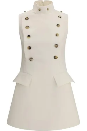Alexander McQueen Dame, Kjoler, Hvit, S