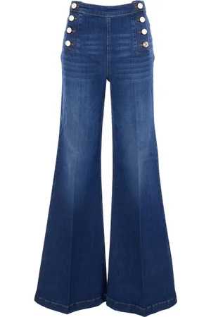 Twin-Set Dame, Jeans, Blå, W26