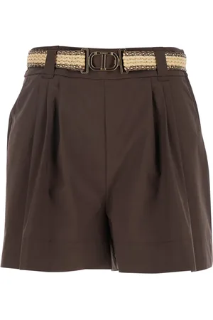 Twin-Set Dame, Shorts, Brun, M