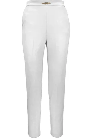 Elisabetta Franchi Dame, Bukser, Hvit, M