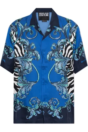 VERSACE Herre, Skjorter, Blå, M