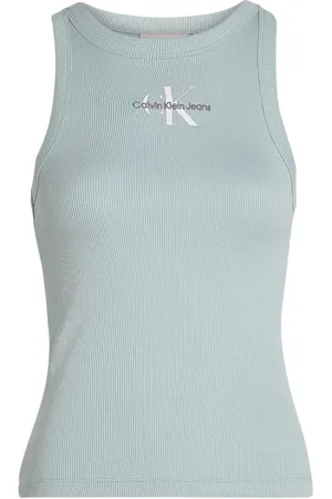 Calvin Klein Dame, Topper, Blå, M