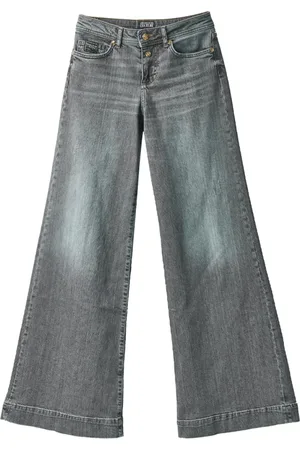 VERSACE Dame, Jeans, Grå, W28