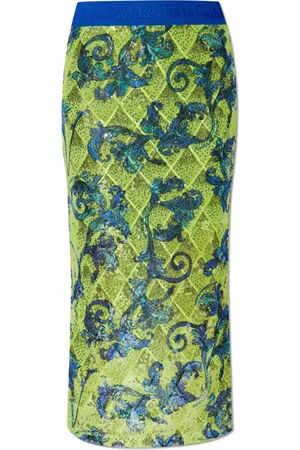 VERSACE Dame, Skjørt, Grønn, S