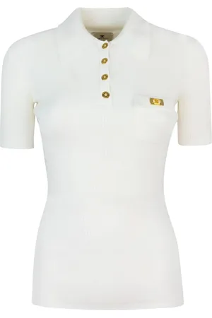Elisabetta Franchi Dame, Strikkevarer, Hvit, L
