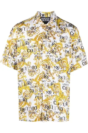 VERSACE Herre, Skjorter, Flerfarget, S