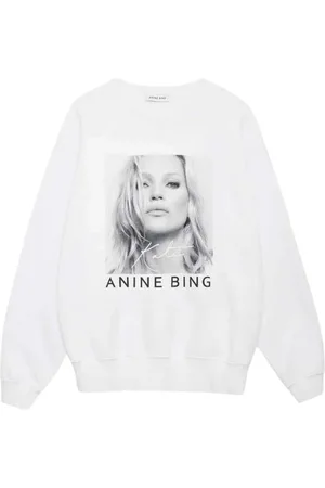 ANINE BING Dame, Gensere & Hettegensere, Hvit, XS