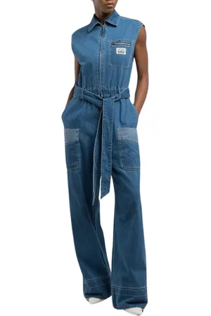 Replay Dame, Jumpsuits & Playsuits, Blå, S
