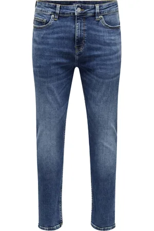 Only & Sons Herre, Jeans, Blå, W32 L32