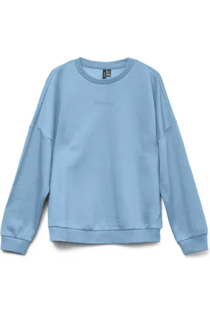 VERO MODA Dame, Gensere & Hettegensere, Blå, M