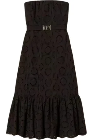 Twin-Set Dame, Kjoler, Svart, 2XS