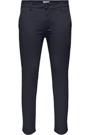 Only & Sons Herre, Bukser, Blå, W28 L32
