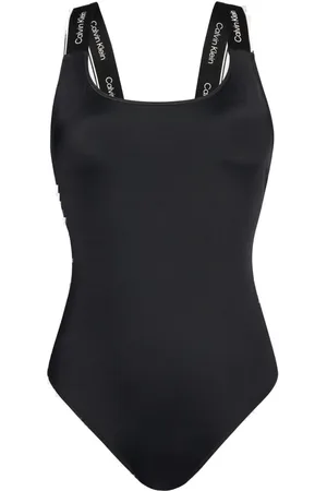 Calvin Klein Dame, Svømmetøy, Svart, L