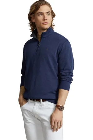 Ralph Lauren Herre, Strikkevarer, Blå, XL