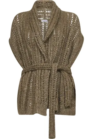 Brunello Cucinelli Dame, Strikkevarer, Brun, M