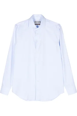 CANALI Herre, Skjorter, Blå, XL
