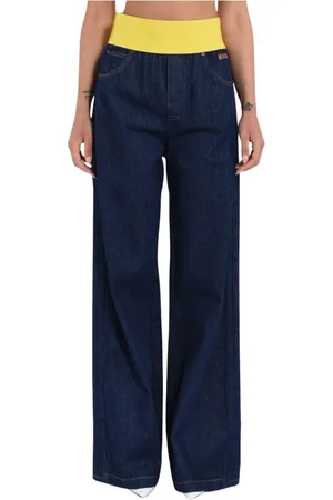 Msgm Dame, Jeans, Blå, S
