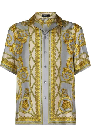 VERSACE Herre, Skjorter, Flerfarget, S