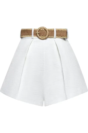 ZIMMERMANN Dame, Shorts, Hvit, M