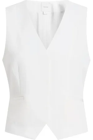 Calvin Klein Dame, Jakker, Hvit, S