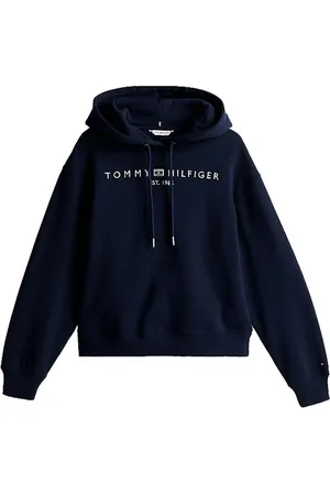 Tommy Hilfiger Dame, Gensere & Hettegensere, Blå, L