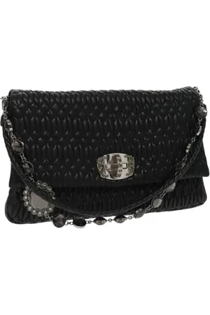 Miu Miu Dame, Pre-owned, Svart, ONE SIZE