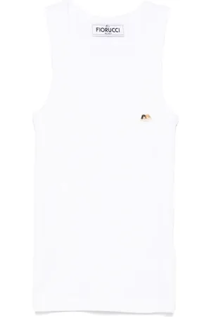 Fiorucci Dame, Topper, Hvit, S