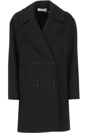 Max Mara Dame, Frakker, Svart, L