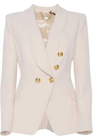 Elisabetta Franchi Dame, Jakker, Hvit, M