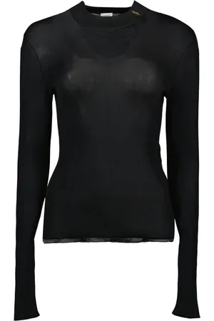 Saint Laurent Dame, Strikkevarer, Svart, S