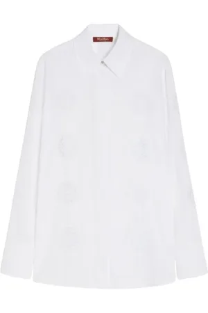 Max Mara Dame, Bluser & Skjorter, Hvit, M