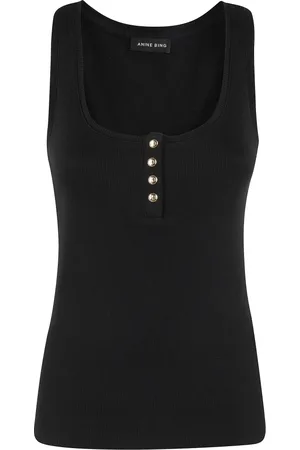 ANINE BING Dame, Topper, Svart, M