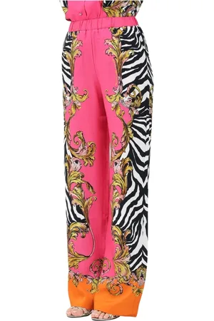 VERSACE Dame, Bukser, Flerfarget, S