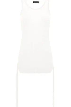 ANN DEMEULEMEESTER Dame, Topper, Hvit, M