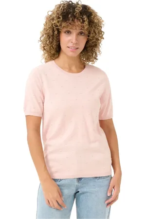 Cream Dame, Strikkevarer, Rosa, M