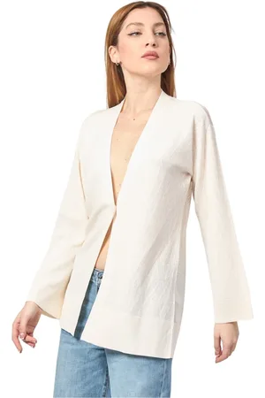 Armani Exchange Dame, Strikkevarer, Hvit, XL