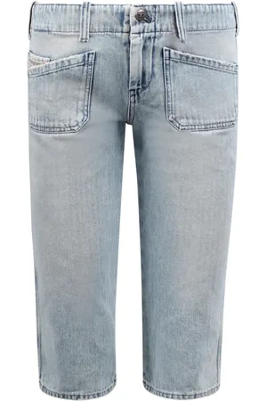Diesel Dame, Shorts, Blå, W25