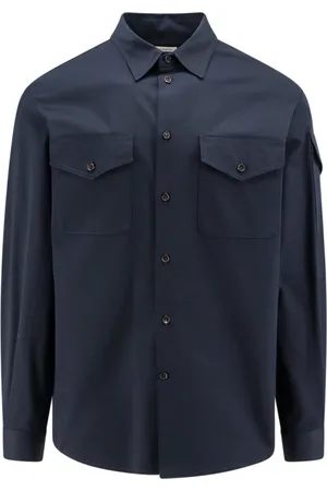 Alexander McQueen Herre, Skjorter, Blå, M