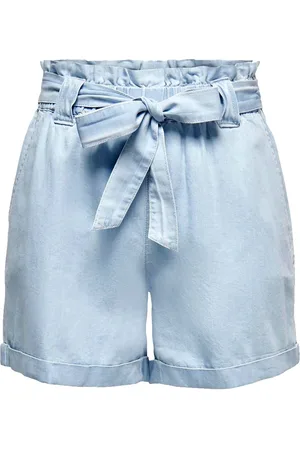 ONLY Dame, Shorts, Blå, XS