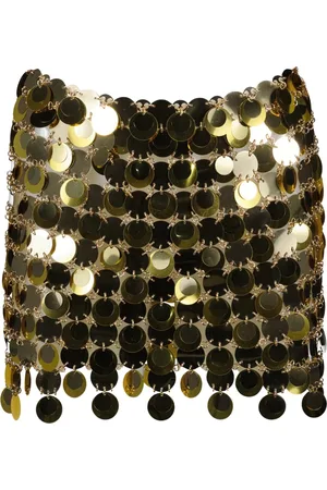 Paco rabanne Dame, Skjørt, Gul, S