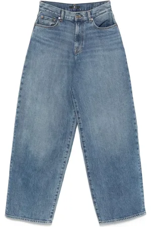7 for all Mankind Dame, Jeans, Blå, W27
