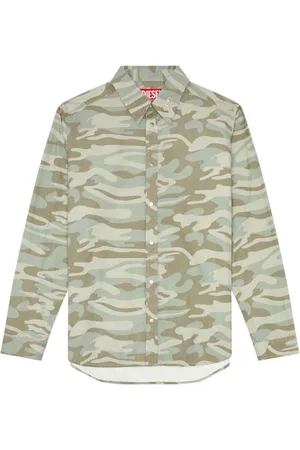 Diesel Herre, Skjorter, Flerfarget, L