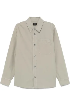 A.P.C. Herre, Skjorter, Grønn, M